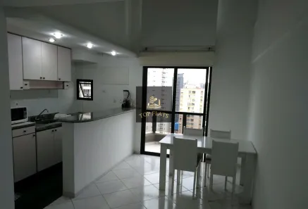 Flat com 1 Quarto para alugar, 52m² no Moema, São Paulo