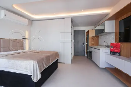Flat com 1 Quarto para alugar, 40m² no Indianópolis, São Paulo