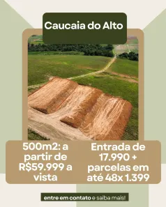 Lote/Terreno à venda, 500m² no Altos de Caucaia (Caucaia do Alto), Cotia