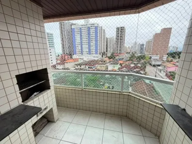 Apartamento com 2 Quartos para alugar, 68m² no Guilhermina, Praia Grande
