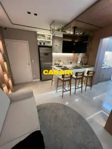 Apartamento com 2 Quartos à venda, 56m² no Vila Alzira, Santo André