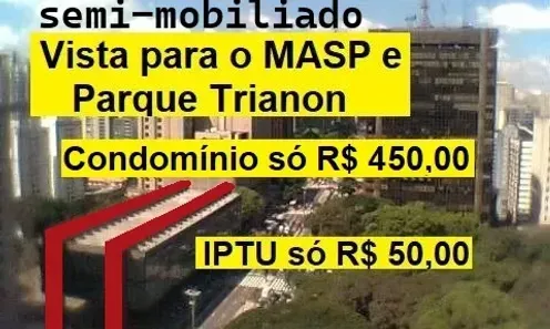 Kitnet com 1 Quarto para venda ou aluguel, 37m² no Bela Vista, São Paulo