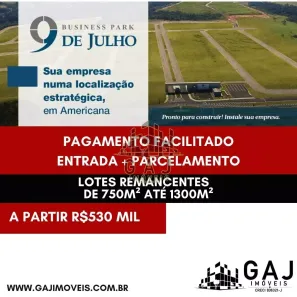 Lote/Terreno à venda, 750m² no Antônio Zanaga, Americana