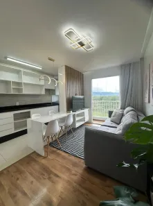 Apartamento com 2 Quartos para alugar, 49m² no Vila Mogilar, Mogi das Cruzes