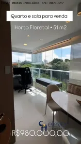 Apartamento com 1 Quarto à venda, 51m² no Horto Florestal, Salvador