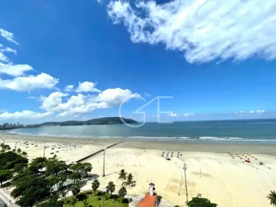 Apartamento com 3 Quartos para alugar, 175m² no Gonzaga, Santos