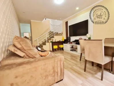 Casa de Condomínio com 2 Quartos à venda, 65m² no Sítio do Campo, Praia Grande