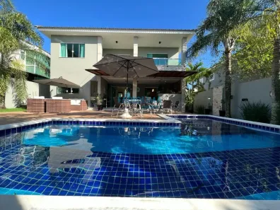 Casa de Condomínio com 4 Quartos à venda, 468m² no Alphaville (Abrantes), Camaçari