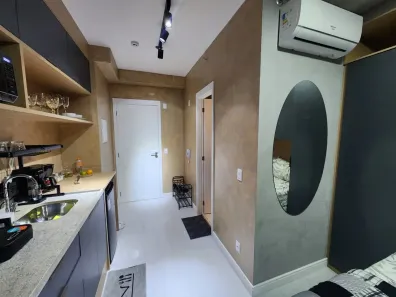 Apartamento com 1 Quarto para alugar, 24m² no Tatuapé, São Paulo