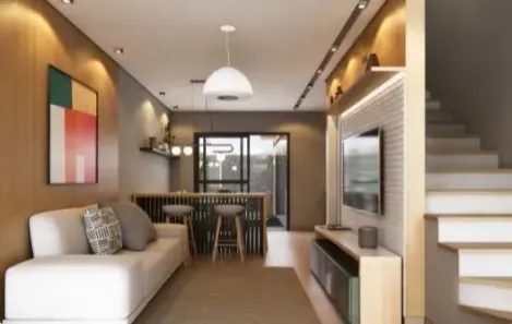 Casa de Condomínio com 2 Quartos à venda, 57m² no Chácara Portão Vermelho, Vargem Grande Paulista