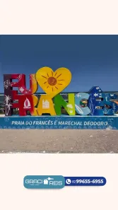 Apartamento com 2 Quartos à venda, 77m² no Praia do Francês, Marechal Deodoro