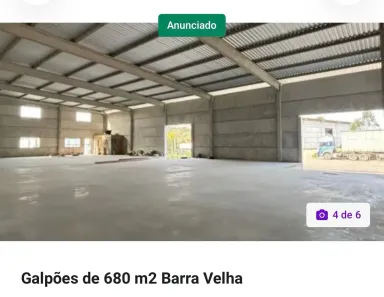 Galpão/Depósito/Armazém para alugar, 340m² no , Barra Velha