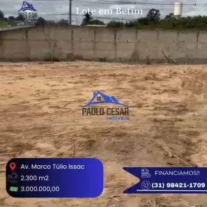 Lote/Terreno à venda, 2300m² no Centro, Betim