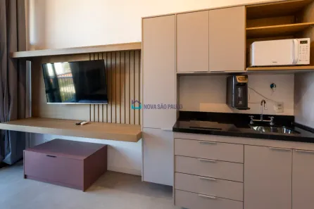 Apartamento com 1 Quarto para alugar, 40m² no Jardim das Acácias, São Paulo