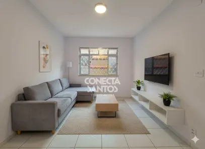 Apartamento com 2 Quartos para venda ou aluguel, 70m² no Embaré, Santos