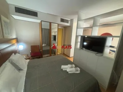 Flat com 1 Quarto para alugar, 28m² no Indianópolis, São Paulo