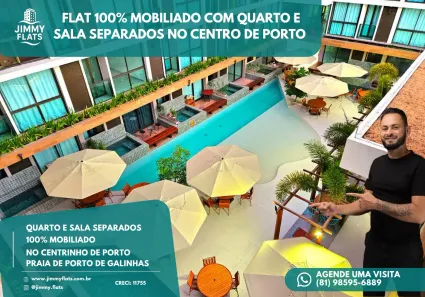 Apartamento com 1 Quarto à venda, 25m² no Porto de Galinhas, Ipojuca