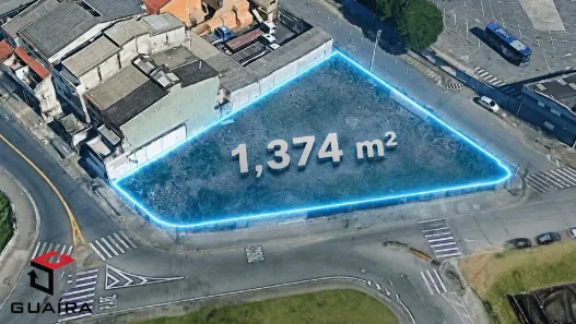 Lote/Terreno à venda, 1374m² no Jardim Las Vegas, Santo André