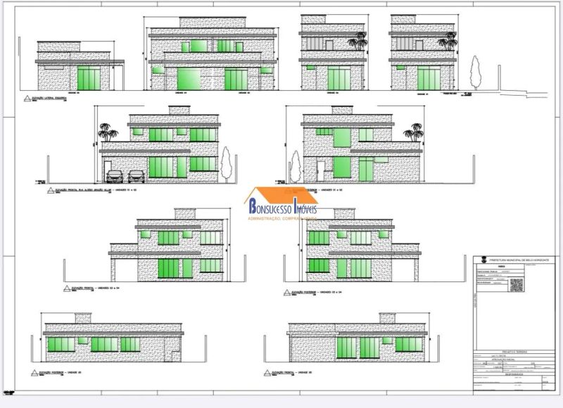 Casa em condomínio com 3 quartos — Trevo, Belo Horizonte