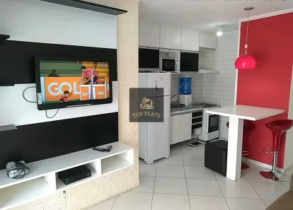 Flat com 1 Quarto para alugar, 35m² no Moema, São Paulo