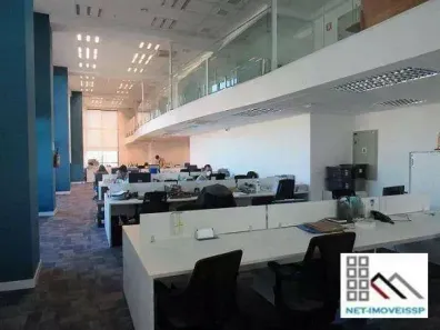 Sala Comercial para alugar, 456m² no Cidade Monções, São Paulo