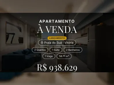 Apartamento com 2 Quartos à venda, 58m² no Praia do Suá, Vitória