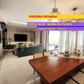 Apartamento com 3 Quartos à venda, 176m² no Barra da Tijuca, Rio de Janeiro