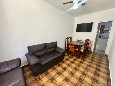 Apartamento com 1 Quarto para alugar, 40m² no Canto do Forte, Praia Grande