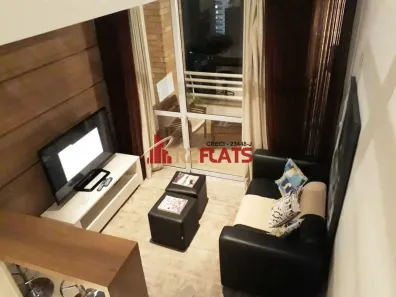 Apartamento com 1 Quarto para alugar, 40m² no Cidade Monções, São Paulo