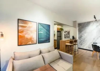 Apartamento com 1 Quarto para alugar, 45m² no Cambuí, Campinas
