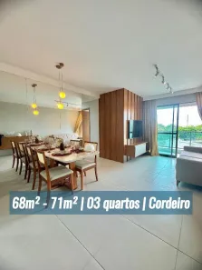 Apartamento com 3 Quartos à venda, 68m² no Cordeiro, Recife