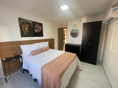 Apartamento com 2 Quartos para alugar, 60m² no Cabo Branco, João Pessoa
