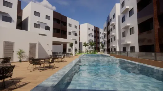 Apartamento com 3 Quartos à venda, 55m² no Cidade dos Colibris, João Pessoa