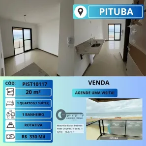 Apartamento com 1 Quarto à venda, 20m² no Pituba, Salvador