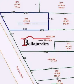 Lote/Terreno à venda, 176m² no Parque Oratório, Santo André