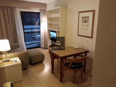 Flat com 1 Quarto para alugar, 35m² no Itaim Bibi, São Paulo