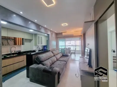 Apartamento com 3 Quartos para alugar, 86m² no Vila Alzira, Guarujá
