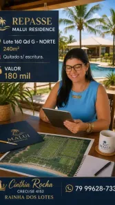 Lote/Terreno à venda, 240m² no , Barra dos Coqueiros