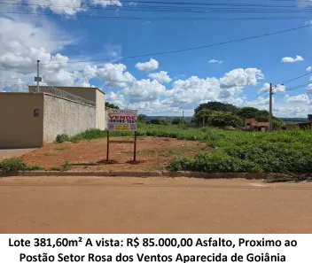 Lote/Terreno à venda, 381m² no Rosa dos Ventos, Aparecida de Goiânia