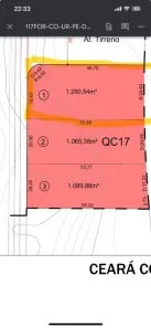 Lote/Terreno à venda, 1065m² no Cidade Alpha, Eusébio