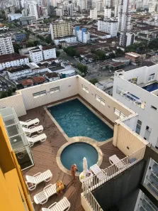 Apartamento com 3 Quartos para alugar, 90m² no Encruzilhada, Santos