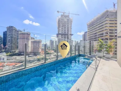 Apartamento com 1 Quarto para venda ou aluguel, 21m² no Santo Amaro, São Paulo