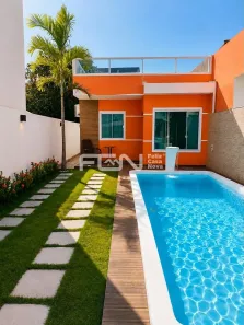Casa de Condomínio com 2 Quartos à venda, 70m² no Jauá (Abrantes), Camaçari