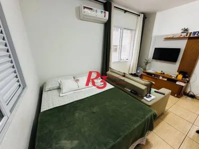 Apartamento com 1 Quarto à venda, 39m² no José Menino, Santos