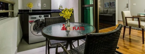 Flat com 1 Quarto à venda, 40m² no Brooklin Paulista, São Paulo