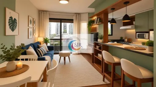 Apartamento com 1 Quarto para alugar, 49m² no Itaim Bibi, São Paulo