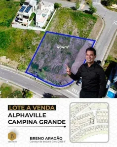 Lote/Terreno à venda, 484m² no Mirante, Campina Grande