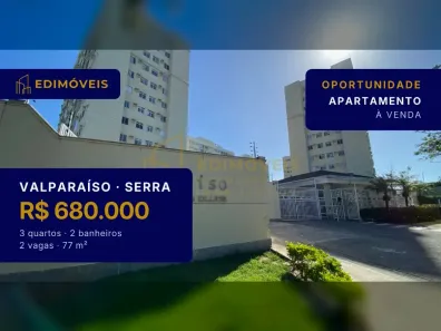 Apartamento com 3 Quartos à venda, 77m² no Valparaíso, Serra