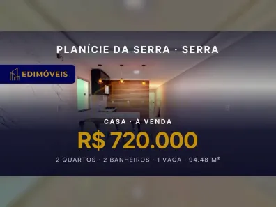 Casa com 2 Quartos à venda, 94m² no Planície da Serra, Serra