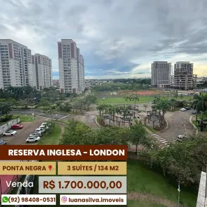 Apartamento com 3 Quartos à venda, 134m² no Parque 10 de Novembro, Manaus